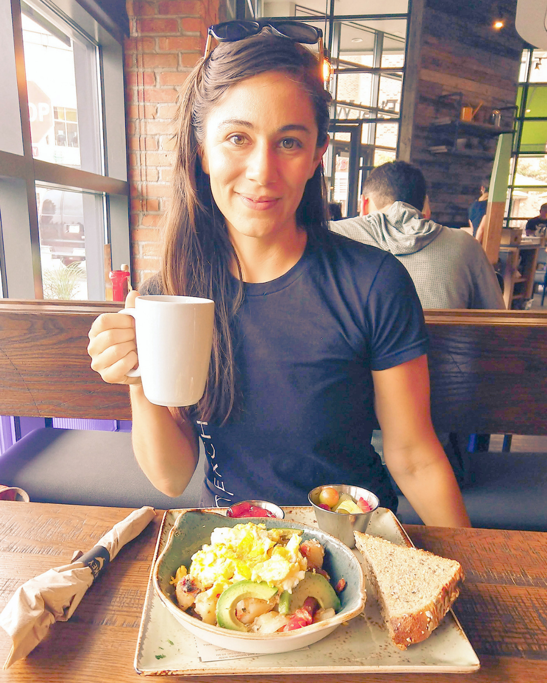 Amy, certified health coach and personal trainer